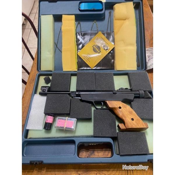 diana 6g COMPLET avec sa vaise et plomb ,cross de tir