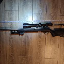 Carabine Savage B 22 WMR 22 Magnum lunette hawke 4-16x50