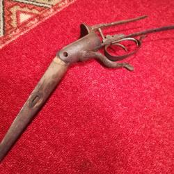 Culasse pour fusil juxtapos&eacute; &agrave; broche.