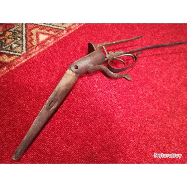 Culasse pour fusil juxtapos� � broche.