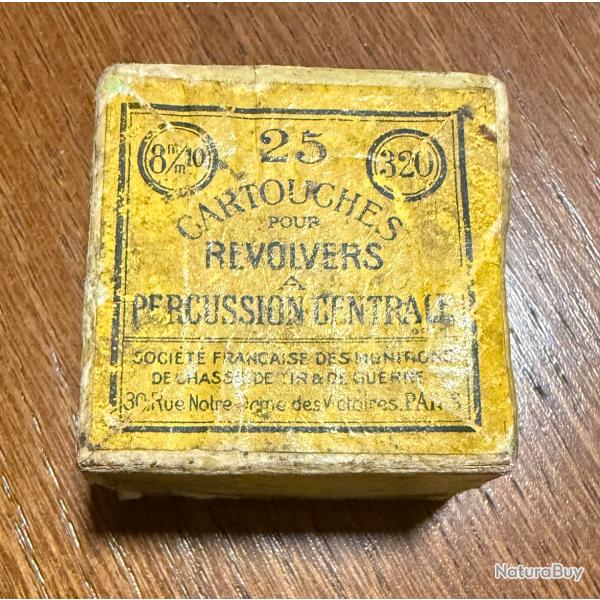 Cartouches calibre 320 pour Bulldog et velodog