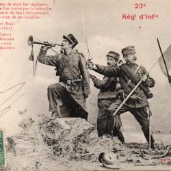 CPA - 23e R&eacute;giment dInfanterie-N&deg;7128