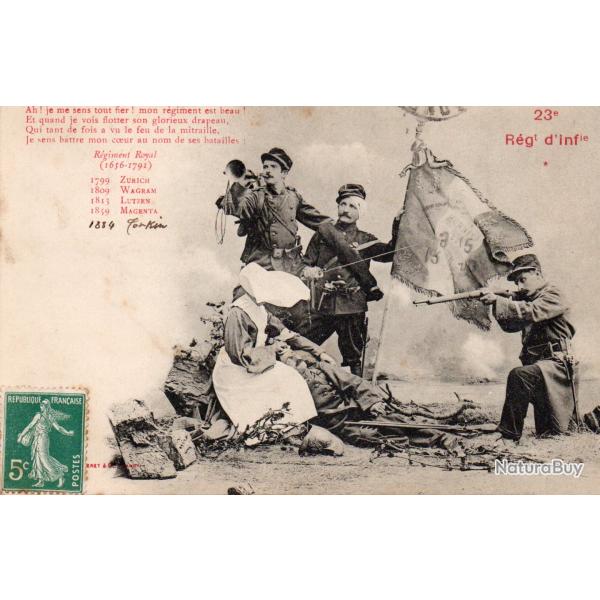 CPA - 23e R�giment dInfanterie-N�7129