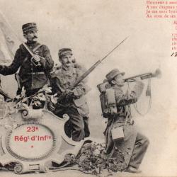 CPA - 23e R&eacute;giment dInfanterie-N&deg;7130