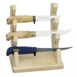 Support bois pour 3 poignards Marttiini