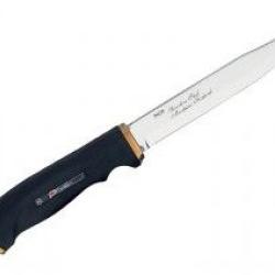 Poignard de chasse lame de 13 cm  avec son &eacute;tui Cuir