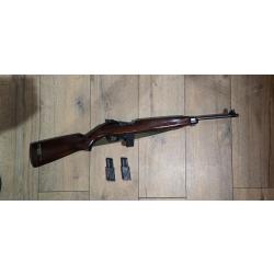 Vend carabine semi automatique ERMA WERCKE E M1 en .22LR + 3 chargeurs et accessoires