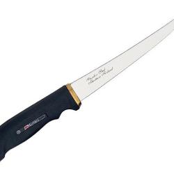 Poignard &agrave; Filets  15 cm avec son &eacute;tui Cuir noir