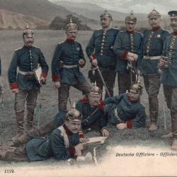 CPA - Deutsche Offiziere-Officiers Allemands - N&deg;7135