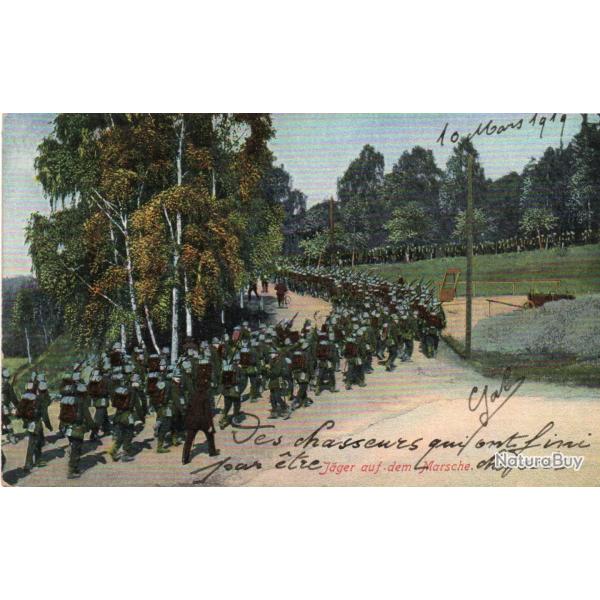 CPA - Jager auf- dem Marche - N�7136