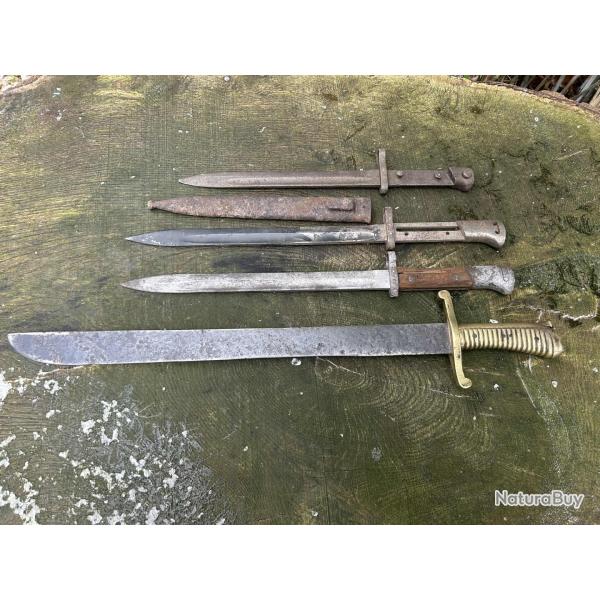 lot de ba�onnette ww1