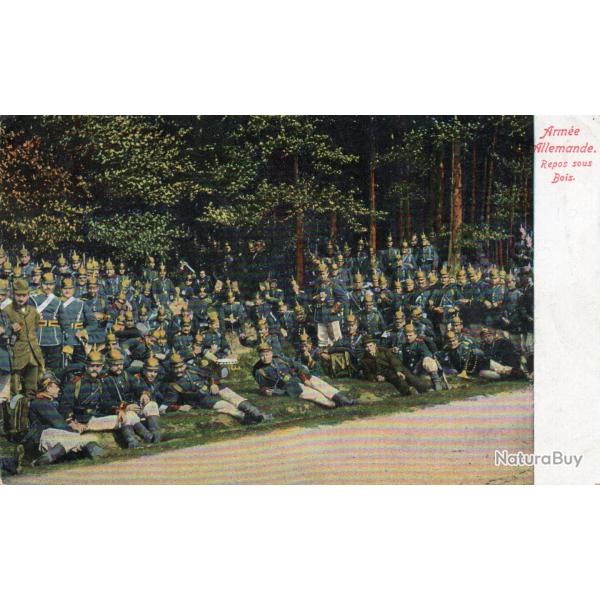 CPA -  Arm�e Allemande Repos sous Bois - N�7144
