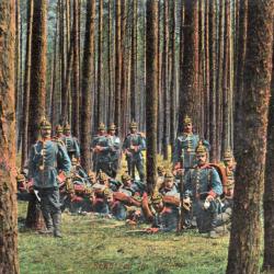 CPA - Schutzen im Walden0- Arm&eacute;e Allemande  - N&deg;7145
