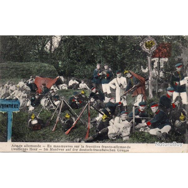 CPA - Arm�e Allemande - En manoeuvres sur la fronti�res franco-allemande - N�7146