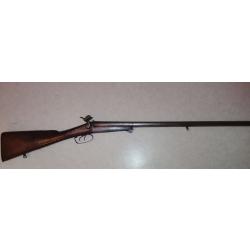 Carabine &agrave; double percussion du 19eme si&egrave;cle. 16mm