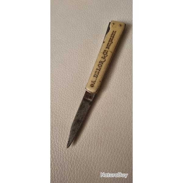 Rare petit couteau ancien vers 1900