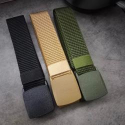 Lot de 3 ceintures nylon - R&eacute;glables - Outdoor / chasse / travail - Unisexe - Neuves