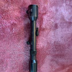 Rare lunette de tir Ajack 4x90 civile . Dans la serie des num&eacute;ros utilis&eacute;s par l'Armee en 1939 .