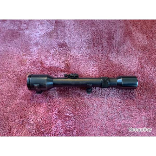 Rare lunette de tir Ajack 4x90 civile . Dans la serie des num�ros utilis�s par l'Armee en 1939 .