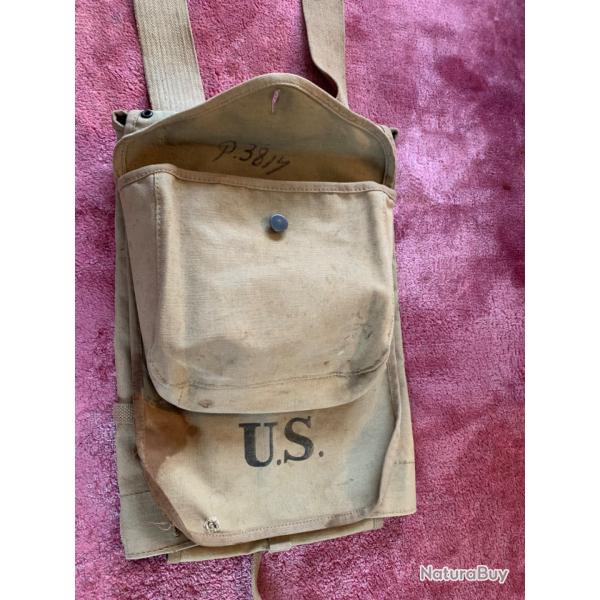 Beau Sac A dos Us 1918 . Laundry Number .