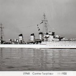 CPA - Marine de Guerre - LYNY CONTRE- Torpilleur 11-1935 - N&deg;7155