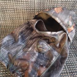 Cagoule camouflage chasse pigeon ou autre doubl&eacute;e polaire