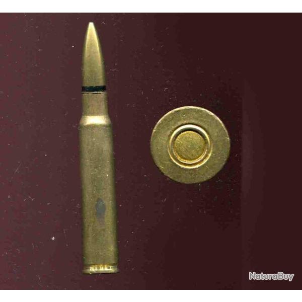 7.7 x 57 Japon Type 89-92 P - �tui laiton � semi-bourrelet - balle laiton joint noir