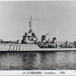 CPA - Marine de Guerre - LA CORDELIERE Torpilleur 1939 - N&deg;7160