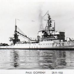 CPA - Marine de Guerre - PAUL GOFFNY 28-9-1955 - N&deg;7161