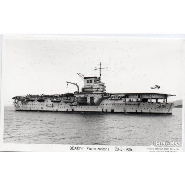 CPA - Marine de Guerre - BEARIN Porte-Avions 20-3-1936 - N�7162