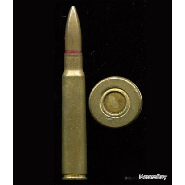 7.7 x 58 Japon Type 99 - �tui � gorge sans bourrelet - balle cuivre joint rose