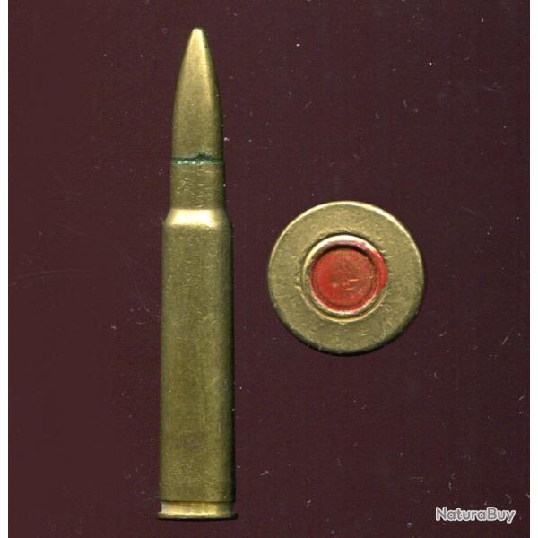 7.7 x 57 Japon Type 89-92 - RARE Tra�ante - �tui laiton � semi-bourrelet - balle laiton joint vert