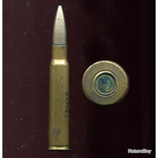 7.7 x 57 Japon Type 89-92 - RARE Tra�ante - �tui laiton � semi-bourrelet - balle nickel joint vert