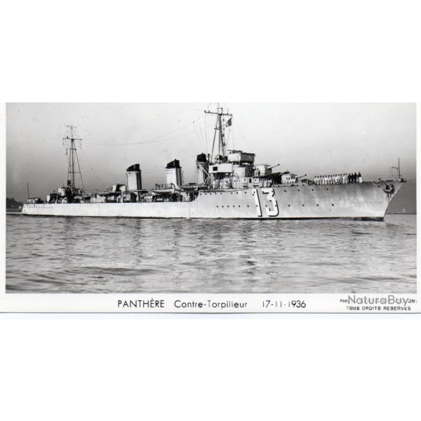 CPA - Marine de Guerre - PANTHERE Contre-Torpilleur 17-11-1936  - N�7163