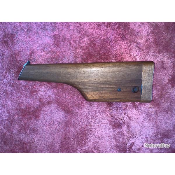 Splendide etui crosse de pistolet Mauser C96 civil. Bien �videmment d'origine. Etat parfait.