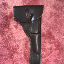 Bel &eacute;tui civil pour pistolet P08 Luger  avec canon de 15 cm, type Marine . Etat neuf.