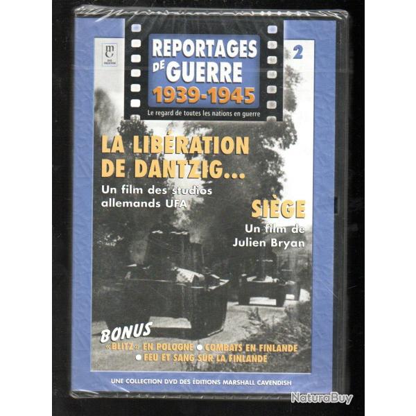 reportages de guerre 1939-1945 si�ge varsovie lib�ration dantzif UFA dvd guerre bonus finlande