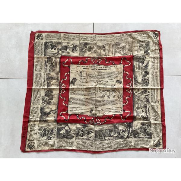 Mouchoir d'instruction 1873 num�ro 1