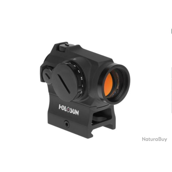 POINT ROUGE HOLOSUN HS403R LIVRE DANS CARTON AVEC MONTAGE ET PILE