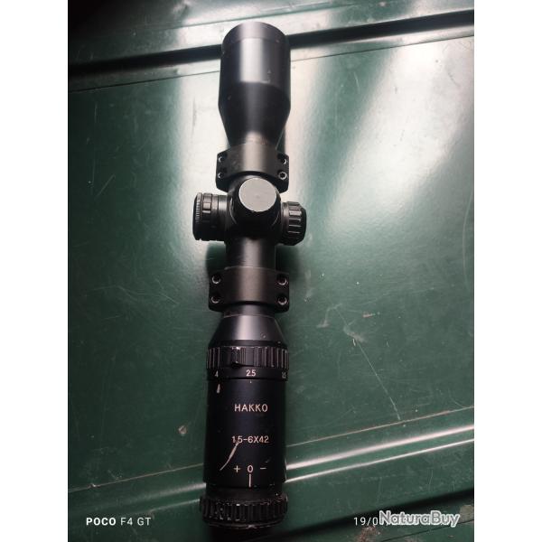 Lunette mixte hakko 1.5 6x42 ir lumineux