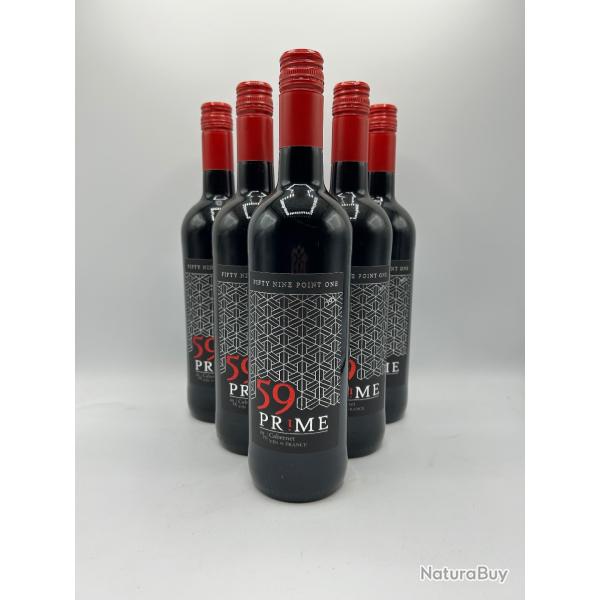 2023 59 Prime Cabernet Vin de France Rouge - 1� - Sans Prix R�serve - 6 Bouteilles