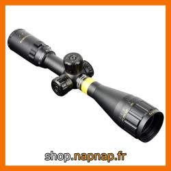 Lunette de tir riflescope 4-16x44 &agrave; r&eacute;ticule lumineux