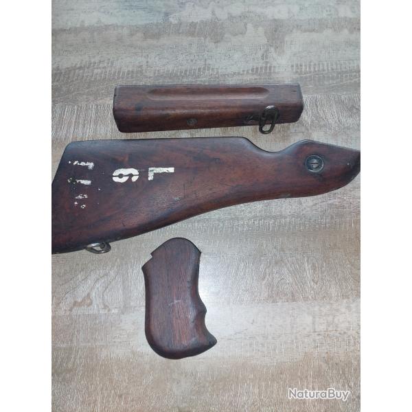 ensemble garniture bois thompson mle 28 A1 100% d'origine