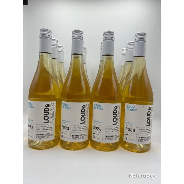 2023 Loud & Clear Sauvignon Blanc Val de Loire - 1� - Sans Prix R�serve - 12 Bouteilles
