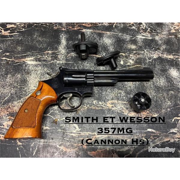 REVOLVER SMITH & WESSON 357 MAGNUM model 19/4- CANON GONFLE- A REPARER TRASFORMER OU COLLECTIONNER!.