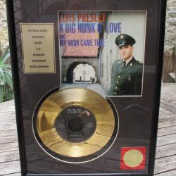 coffret disque d'or d'elvis presley special edition