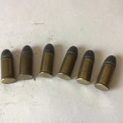 VENDU PAR LE-CUIRASSIER LOT DE 6 BALLES DE CALIBRE 380  D'ORIGINE ET D'&Eacute;POQUE