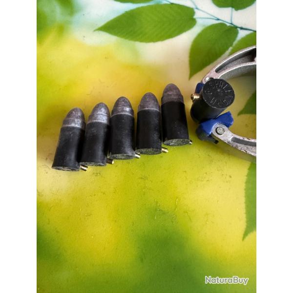 6 balles � broche 9 mm SPALEK