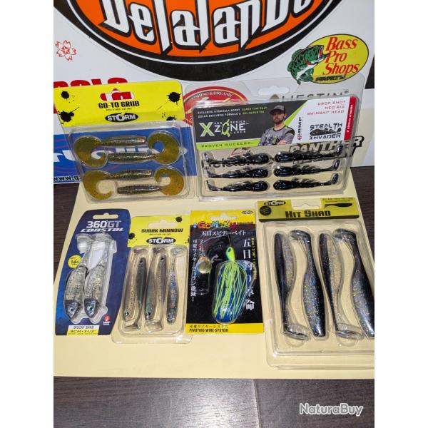 Lot 371 / Leurres STORM , X ZONE , 360 GT .... Fish and Fishing.