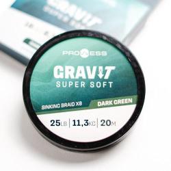 Tresse Prowess Gravi-T Super Soft Sinking X8 Dark Green 20m